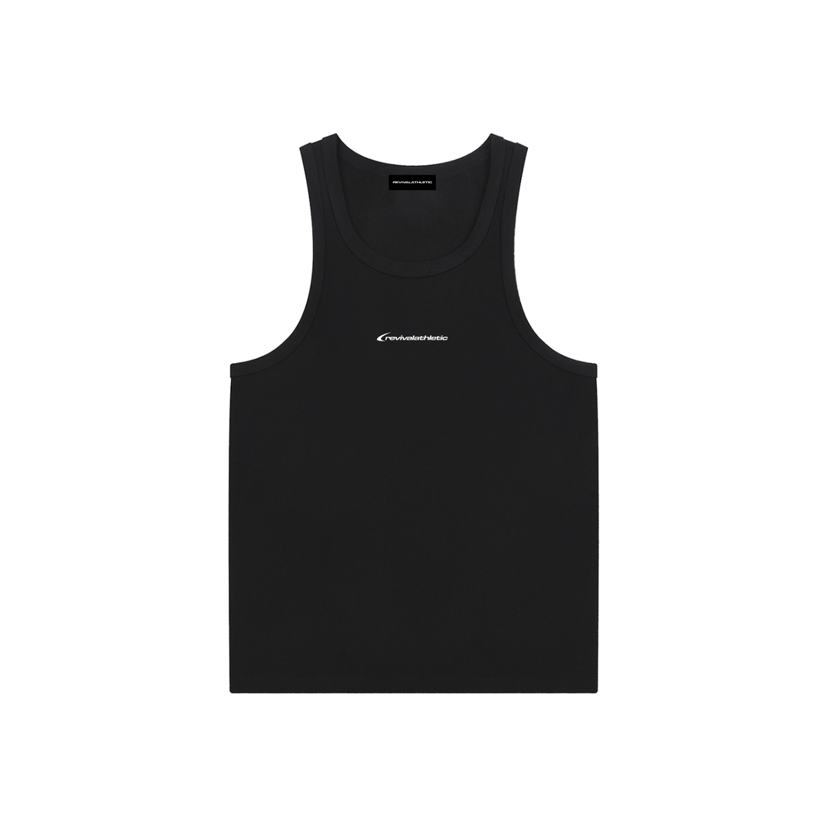 SWOOSH RIBBED TANK TOP