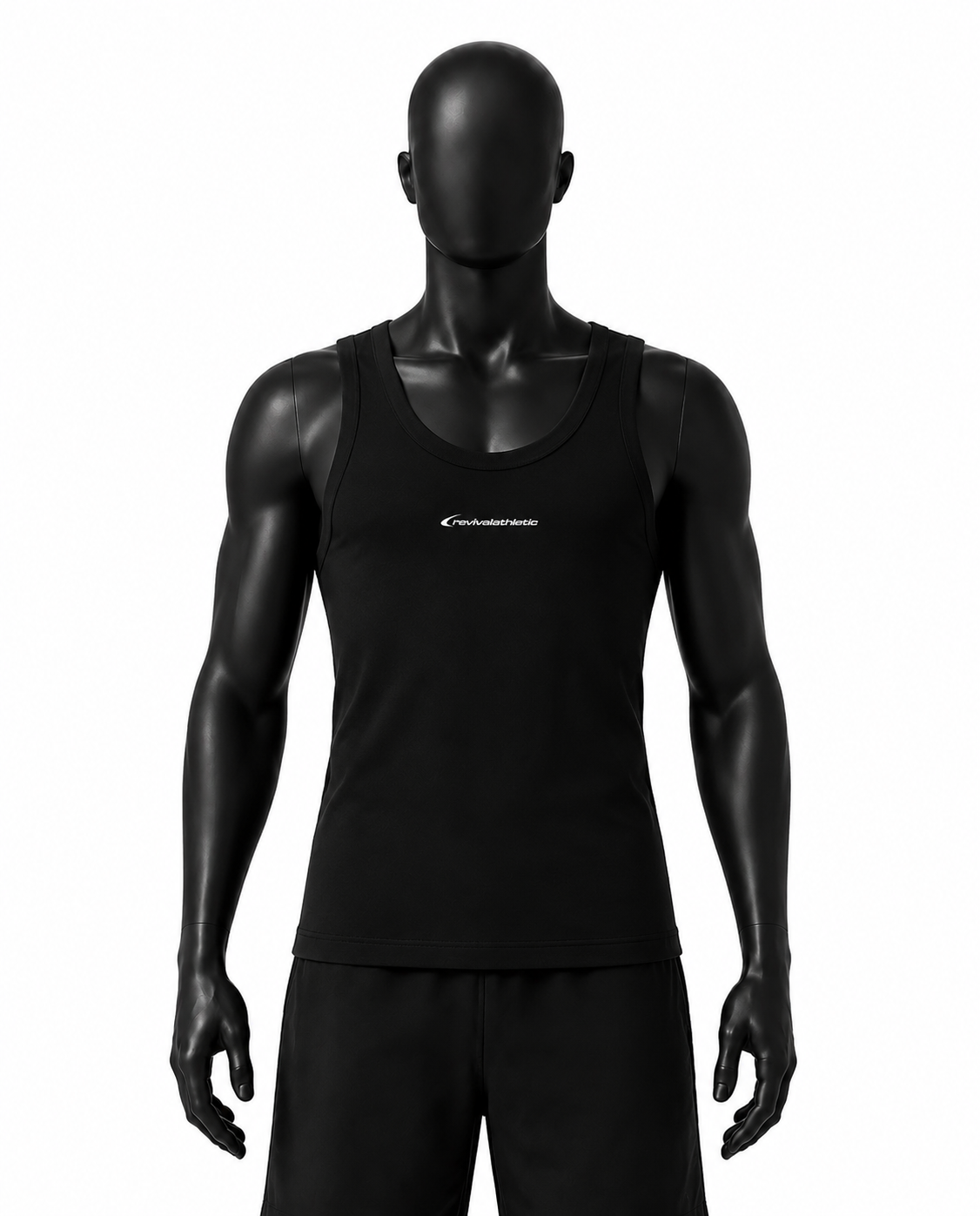 SWOOSH RIBBED TANK TOP