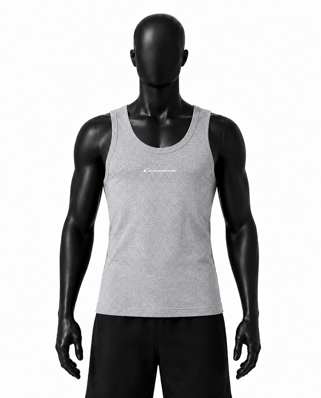 SWOOSH RIBBED TANK TOP